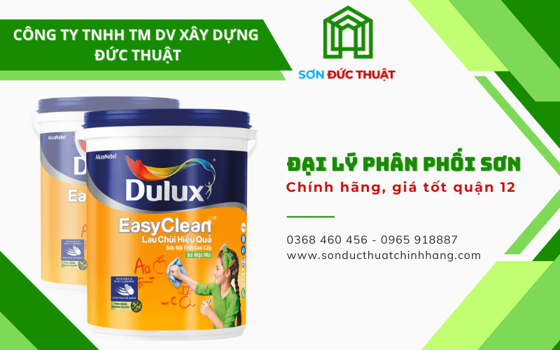 Đại lý phân phối sơn chính hãng giá tốt Q12
