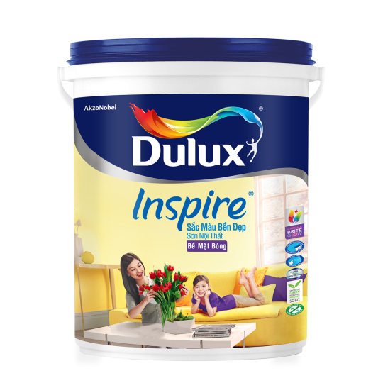 SƠN NỘI THÂT DULUX INSPIRE- THÙNG 5L ( BÓNG)