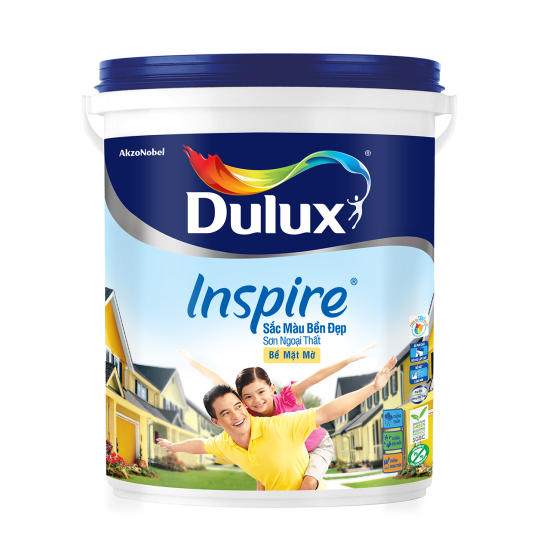 SƠN NGOẠI THẤT DULUX INSPIRE- THÙNG 18L ( MỜ)