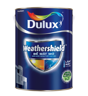 SƠN NGOẠI THẤT CAO CẤP DULUX WEATHERSHIELD PROTECT LON 1 LÍT ( MỜ)