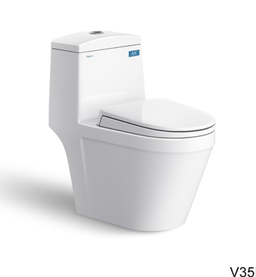 Bàn cầu một khối V35M + Vòi xịt VG826